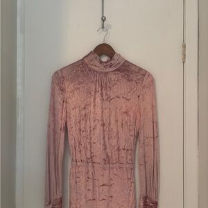 Elegant Pink Velvet top